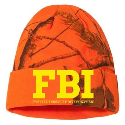 Fbi Federal Office For Investigation Officers Kati Licensed 12" Camo Beanie