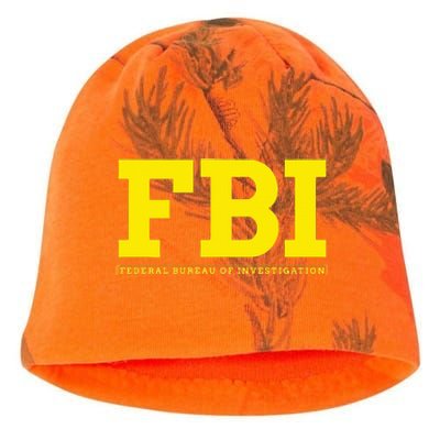 Fbi Federal Office For Investigation Officers Kati - Camo Knit Beanie