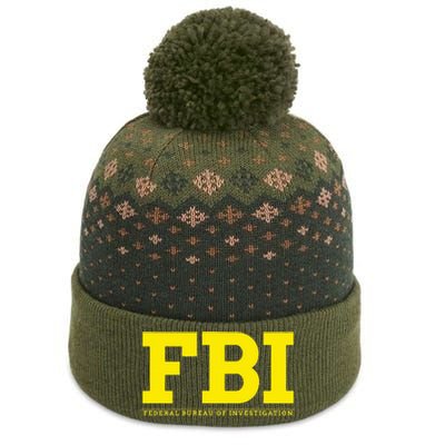 Fbi Federal Office For Investigation Officers The Baniff Cuffed Pom Beanie