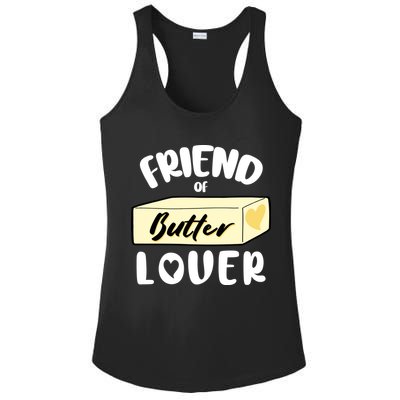 Funny Friend Of Butter Lover Matching Group Ladies PosiCharge Competitor Racerback Tank