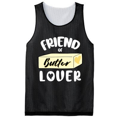 Funny Friend Of Butter Lover Matching Group Mesh Reversible Basketball Jersey Tank