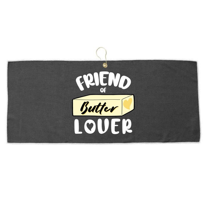 Funny Friend Of Butter Lover Matching Group Large Microfiber Waffle Golf Towel