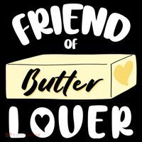Funny Friend Of Butter Lover Matching Group Short Acrylic Beanie