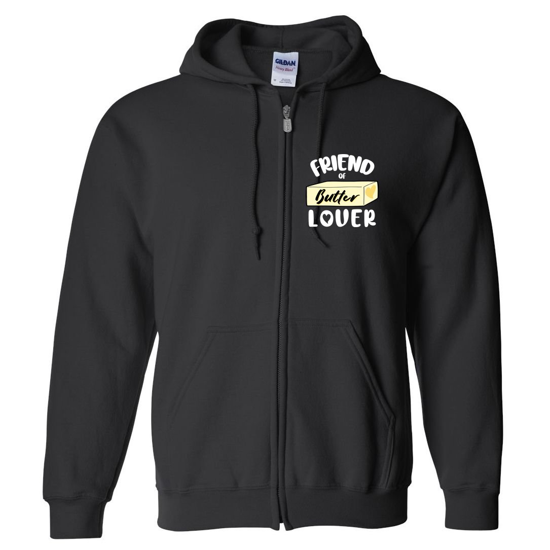 Funny Friend Of Butter Lover Matching Group Full Zip Hoodie