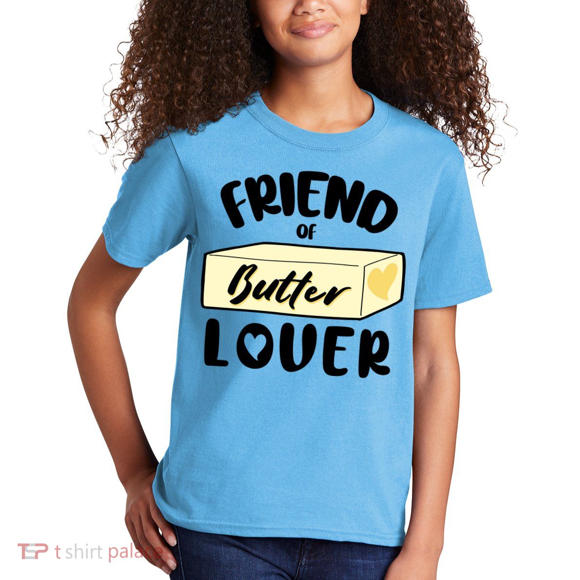 Funny Friend Of Butter Lover Matching Group Kids T-Shirt
