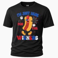 Funny Fouth Of July IM Just Here For The Wieners Hotdog Lover Performance Shirt