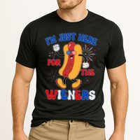Funny Fouth Of July IM Just Here For The Wieners Hotdog Lover Performance Shirt