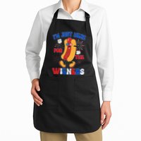 Funny Fouth Of July IM Just Here For The Wieners Hotdog Lover Apron