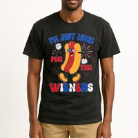 Funny Fouth Of July IM Just Here For The Wieners Hotdog Lover Tall T-Shirt
