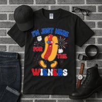 Funny Fouth Of July IM Just Here For The Wieners Hotdog Lover Tall T-Shirt
