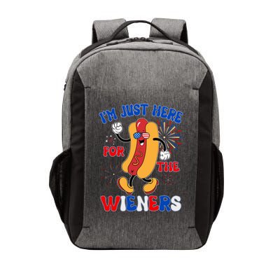 Funny Fouth Of July IM Just Here For The Wieners Hotdog Lover Vector Backpack