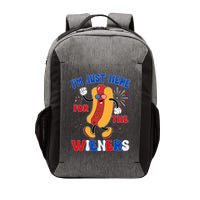 Funny Fouth Of July IM Just Here For The Wieners Hotdog Lover Vector Backpack