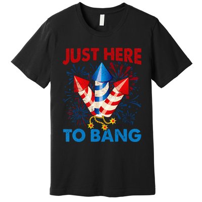 Funny Fourth of July 4th of July American Flag Premium T-Shirt