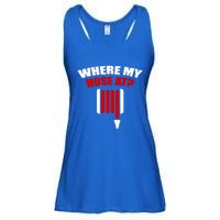 Funny Firefighter Plumber Where My Hose At Gift Ladies Essential Flowy Tank