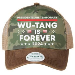 Funny Forever Presidents Are Temporary 2024 Legacy Tie Dye Trucker Hat