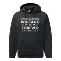 Funny Forever Presidents Are Temporary 2024 Performance Fleece Hoodie