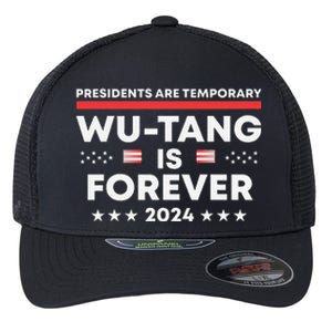 Funny Forever Presidents Are Temporary 2024 Flexfit Unipanel Trucker Cap