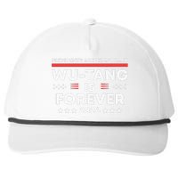 Funny Forever Presidents Are Temporary 2024 Snapback Five-Panel Rope Hat