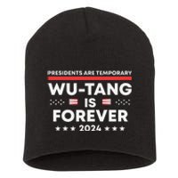 Funny Forever Presidents Are Temporary 2024 Short Acrylic Beanie