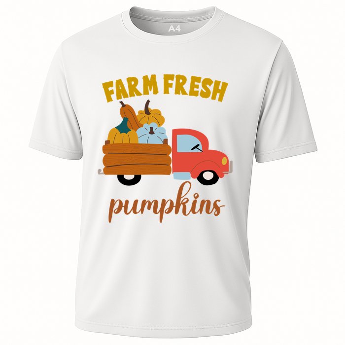 Farm Fresh Pumpkins Fall Vintage Truck Performance Shirt