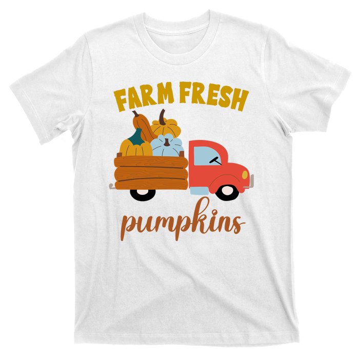 Farm Fresh Pumpkins Fall Vintage Truck T-Shirt