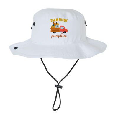 Farm Fresh Pumpkins Fall Vintage Truck Legacy Cool Fit Booney Bucket Hat