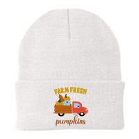 Farm Fresh Pumpkins Fall Vintage Truck Knit Cap Winter Beanie