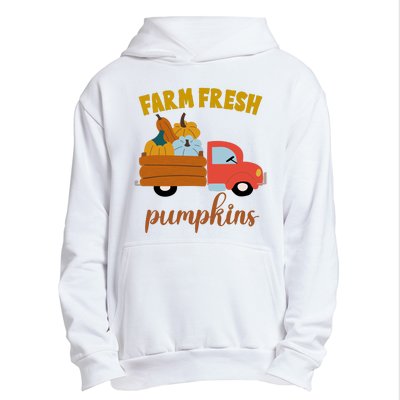 Farm Fresh Pumpkins Fall Vintage Truck Urban Pullover Hoodie