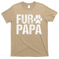 Funny Fur Papa Pet Lover Dog Dad Fathers Day T-Shirt