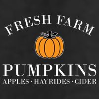 Fresh Farm Pumpkins Apples Hayrides Cider 7 Panel Mesh Trucker Snapback Hat