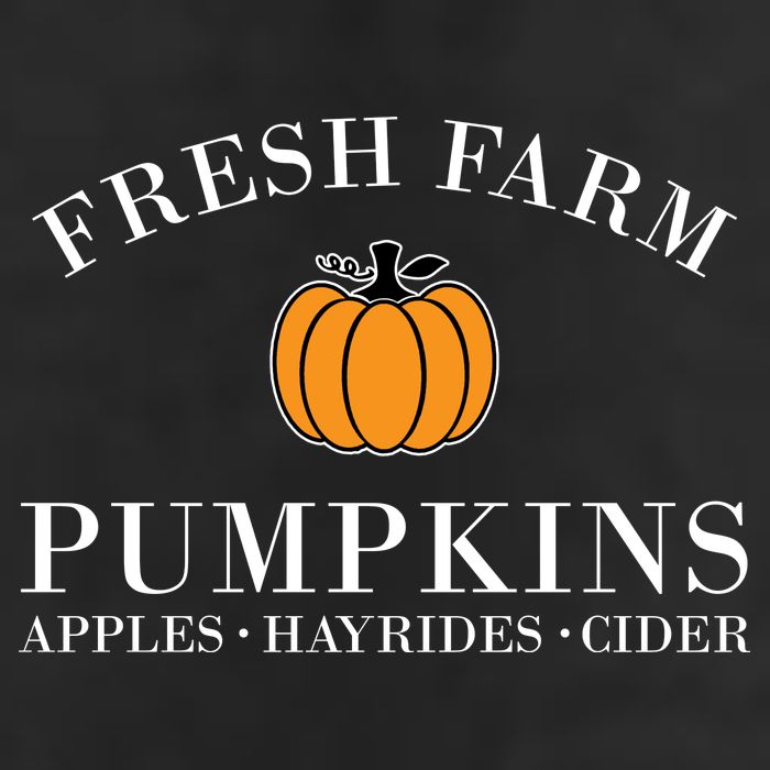 Fresh Farm Pumpkins Apples Hayrides Cider 7 Panel Mesh Trucker Snapback Hat