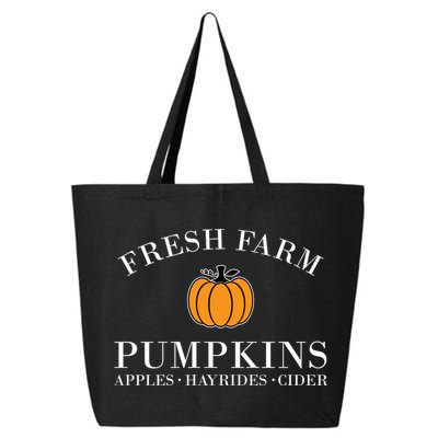 Fresh Farm Pumpkins Apples Hayrides Cider 25L Jumbo Tote