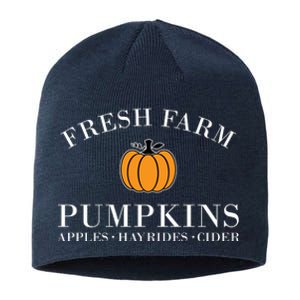 Fresh Farm Pumpkins Apples Hayrides Cider Sustainable Beanie