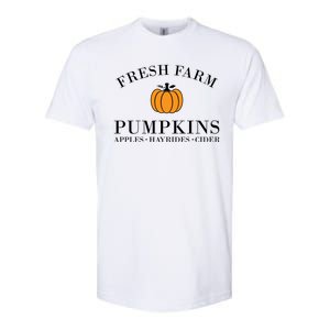 Fresh Farm Pumpkins Apples Hayrides Cider Softstyle CVC T-Shirt