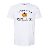 Fresh Farm Pumpkins Apples Hayrides Cider Softstyle CVC T-Shirt