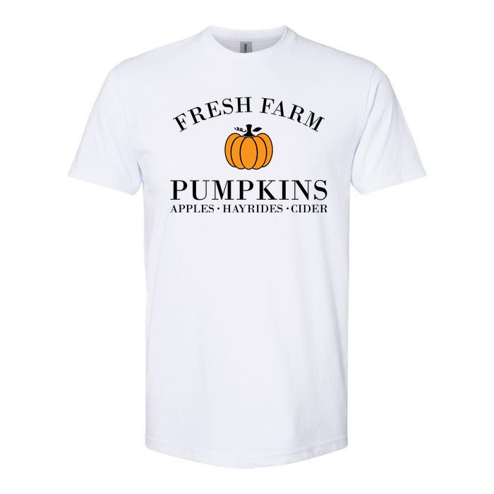 Fresh Farm Pumpkins Apples Hayrides Cider Softstyle CVC T-Shirt