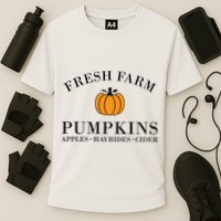 Fresh Farm Pumpkins Apples Hayrides Cider Performance Shirt