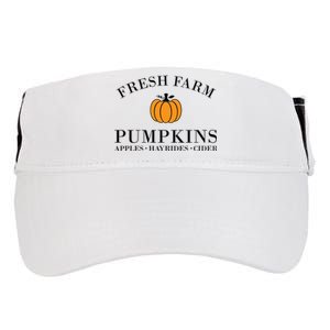 Fresh Farm Pumpkins Apples Hayrides Cider Adult Drive Performance Visor