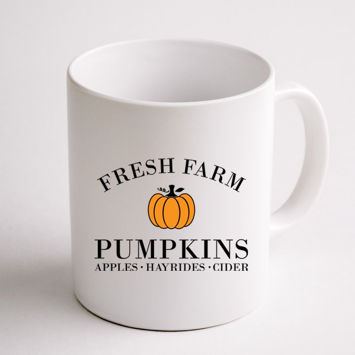 Fresh Farm Pumpkins Apples Hayrides Cider Coffee Mug