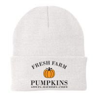 Fresh Farm Pumpkins Apples Hayrides Cider Knit Cap Winter Beanie