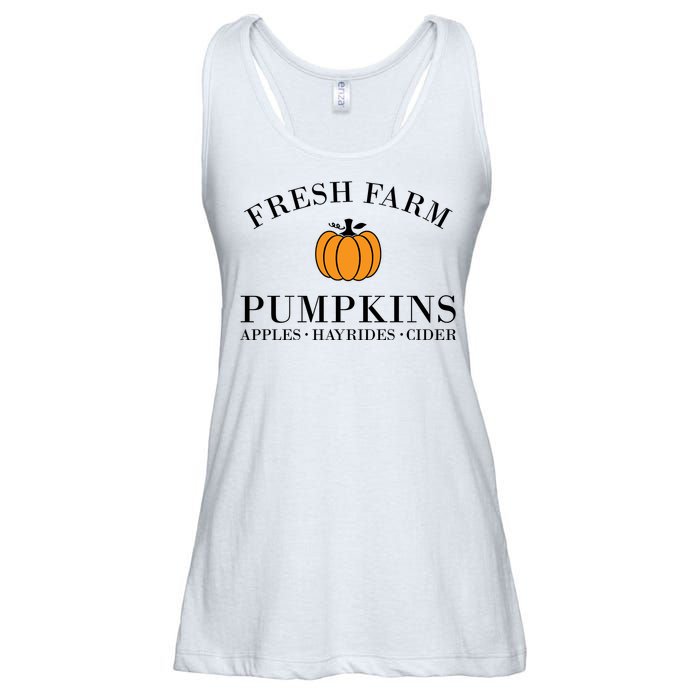 Fresh Farm Pumpkins Apples Hayrides Cider Ladies Essential Flowy Tank