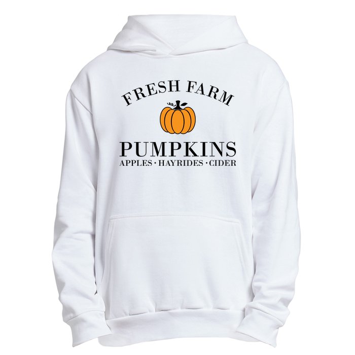 Fresh Farm Pumpkins Apples Hayrides Cider Urban Pullover Hoodie