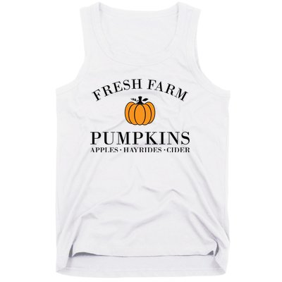 Fresh Farm Pumpkins Apples Hayrides Cider Tank Top