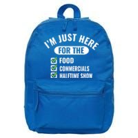 Funny Football Party I'm Just Here For The Funny Gift 16 in Basic Backpack