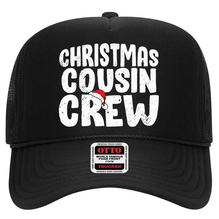 Festive Family Pajama Set for Christmas Celebrations High Crown Mesh Back Trucker Hat