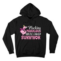 Flocking Fabulous Pink Ribbon Flamingo Breast Cancer Hoodie