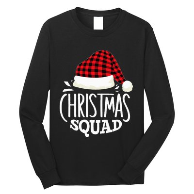 Festive Family Pajama Party Christmas Squad Gathering Long Sleeve Shirt