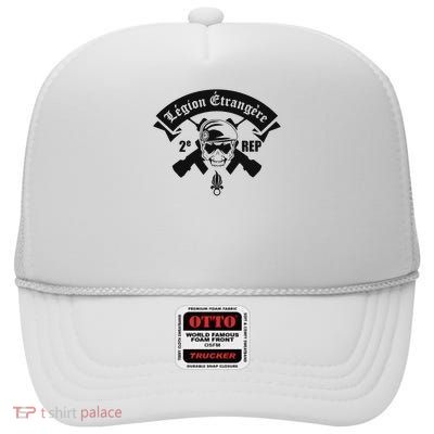 French Foreign Paratrooper 2 Rep High Crown Mesh Back Trucker Hat