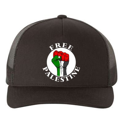 #Freepalestine Free Palestine Yupoong Adult 5-Panel Trucker Hat