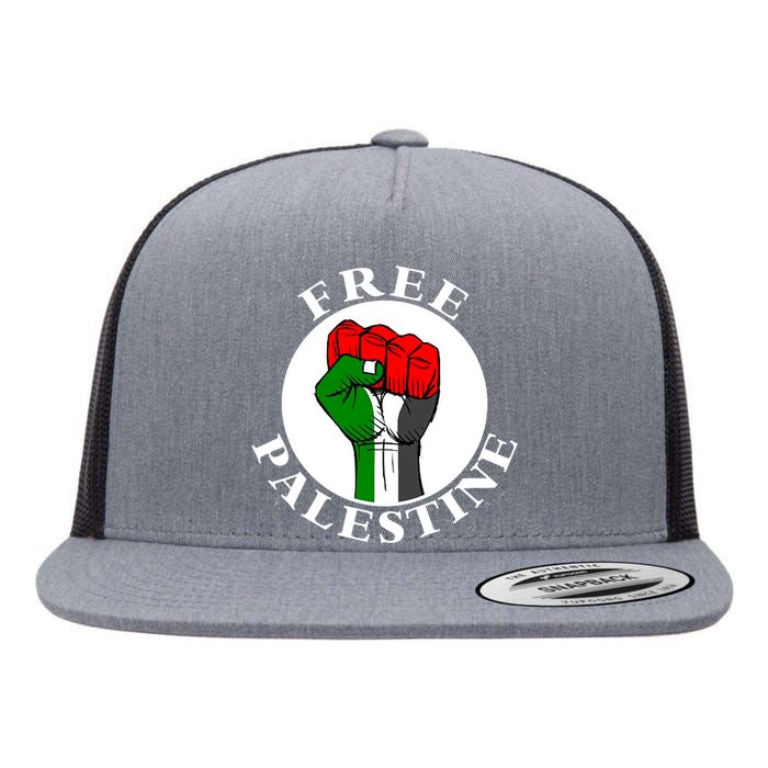 #Freepalestine Free Palestine Flat Bill Trucker Hat